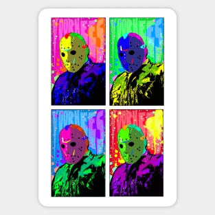 Psychadelic Voorhees Full Sticker